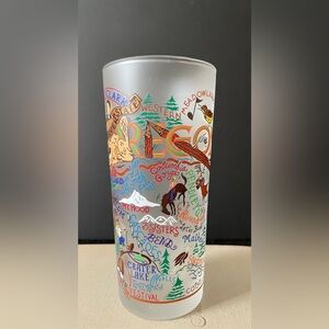 Oregon Graphics Decorated Frosted Glass by Catstudio.